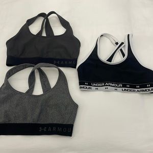 3 Under Armour Sport Bras